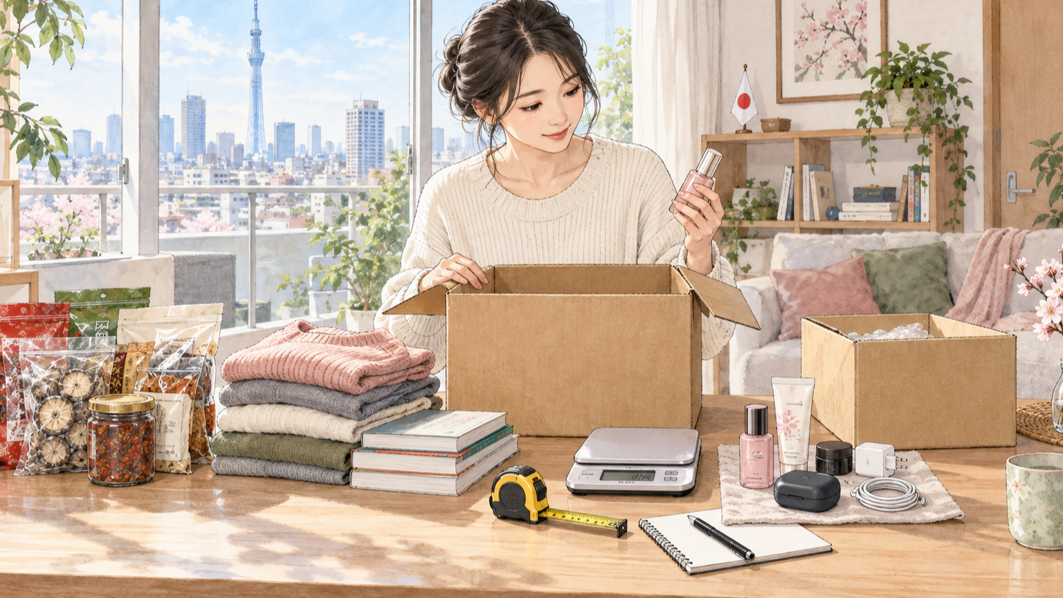 荷物をまとめるときは、貨物の属性、一箱あたりの重量とサイズ、大型荷物と小型荷物の組み合わせを確認します。